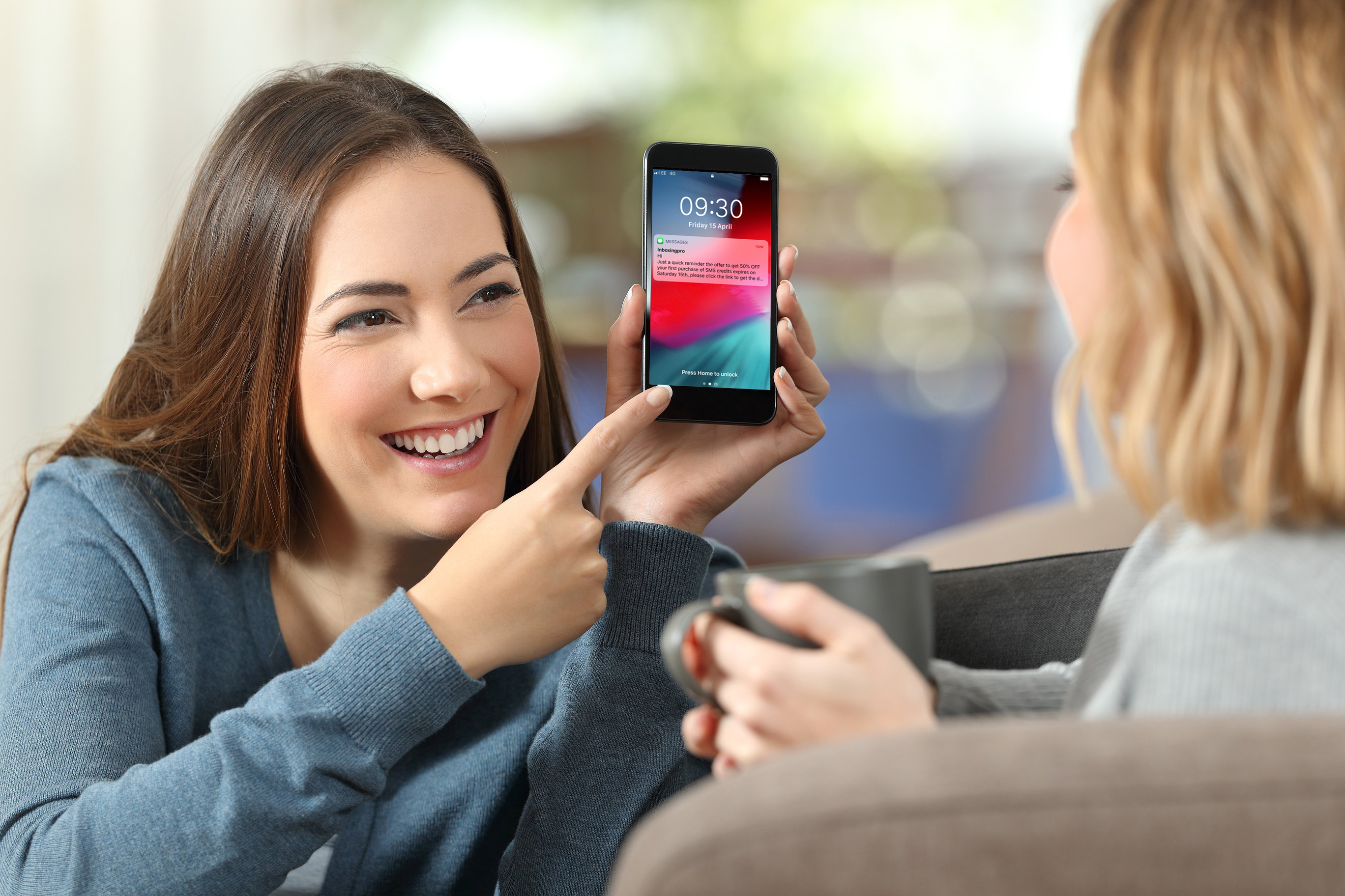 Girl holding phone_1